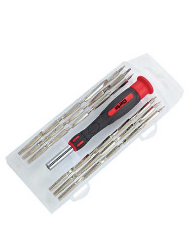 Kit 31 pezzi da elettronica teste a croce, taglio, brugola, torx, y, sicurezza Clarke