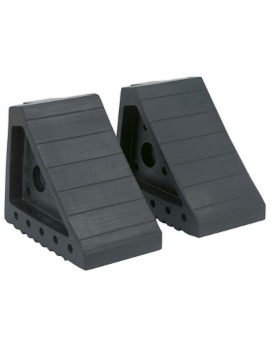 Coppia di cunei puntelli per gomme 1,8kg cad Sealey