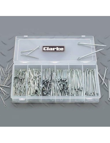 Assortimento 555 coppiglie 25-64mm clip Clarke